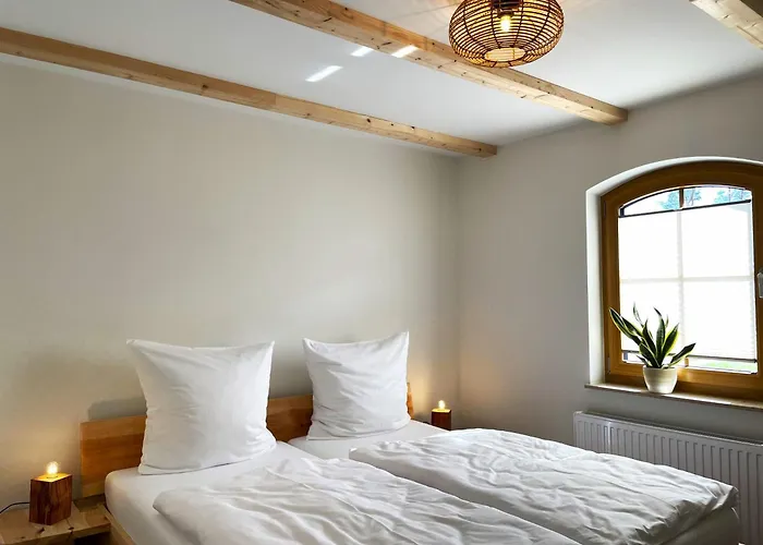 Ferienhaeuser Krabat-muehle Schwarzkollm 公寓 *