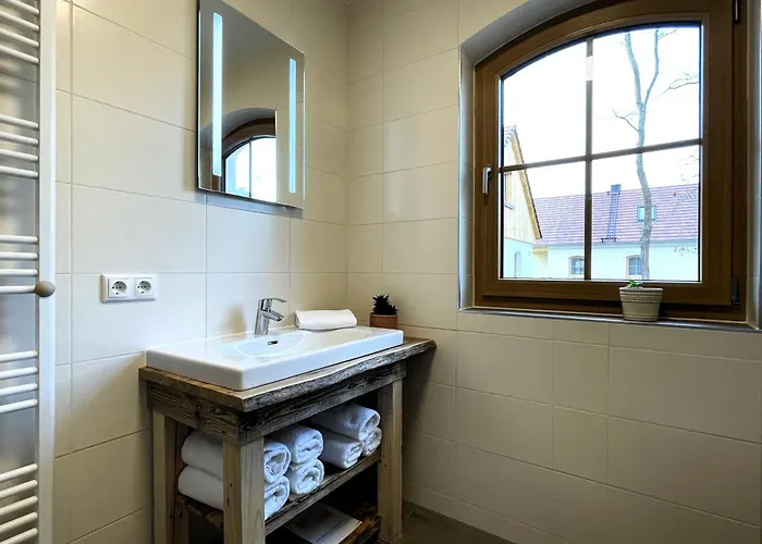 公寓 Ferienhaeuser Krabat-muehle Schwarzkollm