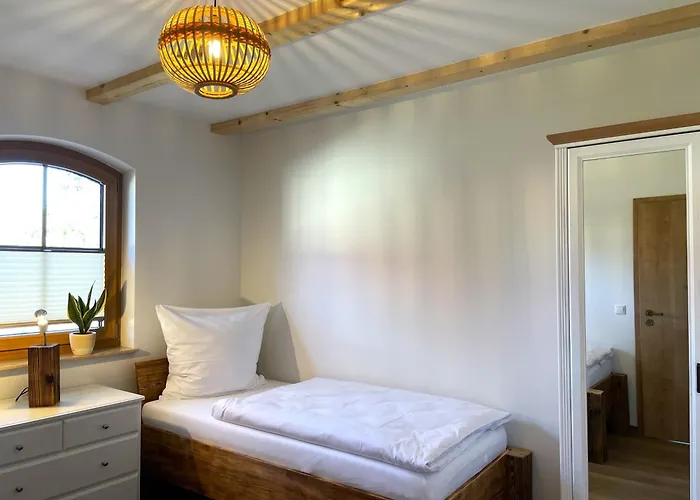 公寓 Ferienhaeuser Krabat-muehle Schwarzkollm