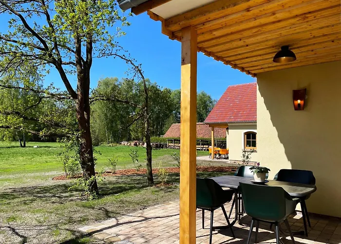 Ferienhaeuser Krabat-muehle Schwarzkollm 公寓 *