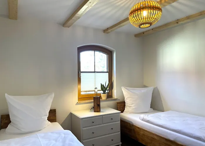 公寓 Ferienhaeuser Krabat-muehle Schwarzkollm Koselbruch