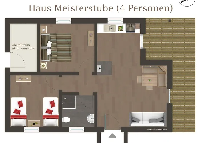 Ferienhaeuser Krabat-muehle Schwarzkollm * Koselbruch