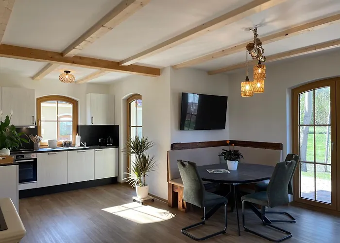 公寓 Ferienhaeuser Krabat-muehle Schwarzkollm