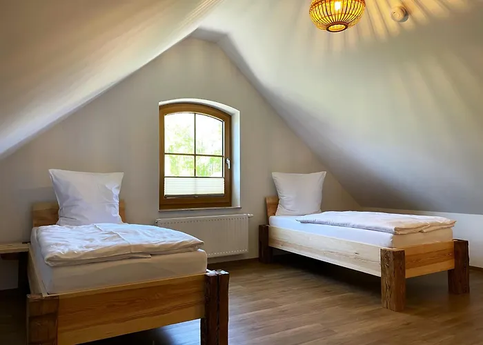 公寓 Ferienhaeuser Krabat-muehle Schwarzkollm Koselbruch